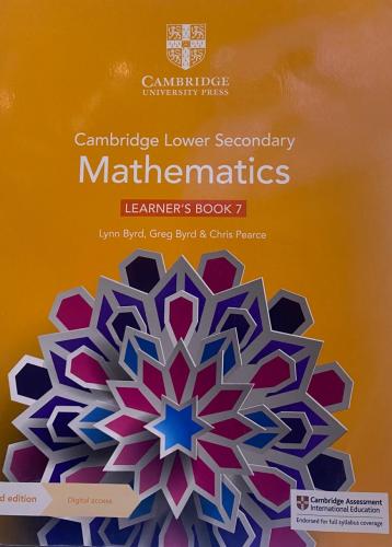 Cambridge Lower Secondary Mathematics Learner's Bo...