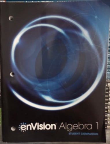 ENVISION AGA COMMON CORE STUDENT COMPANION ALGEBRA...