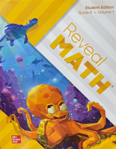 Reveal Math Student Edition, Grade K, Volume 1