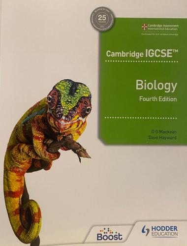 cambridge IGCSE Biology Fourth Edition