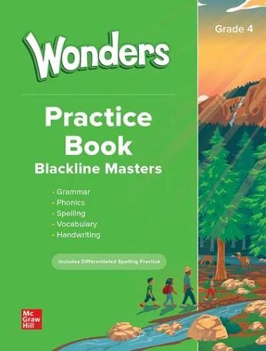 WONDERS PRACTICE BOOK BLACKLINE MASTERSGRADE 4