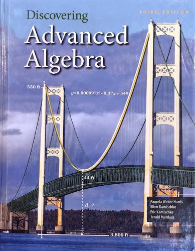 DISCOVERING ADVANCED ALGEBRA 3RD EDITION