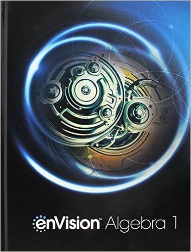ENVISION ALGEBRA 1 STUDENT COMPANION
