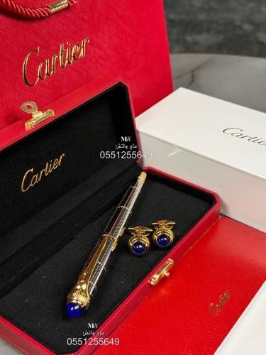 قلم كارتير و كبك سانتوس - Cartier