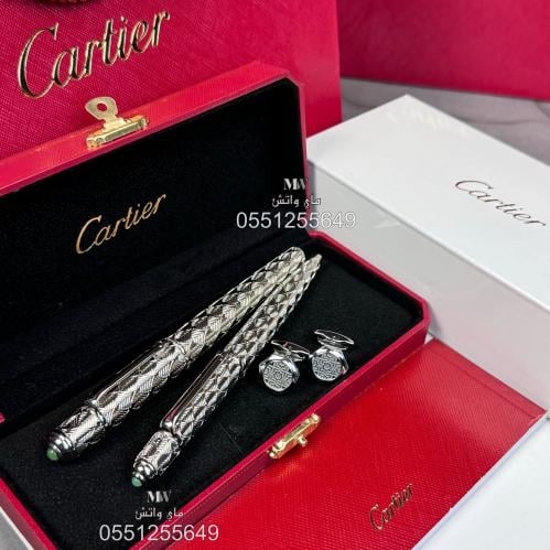 قلم كارتير و كبك سانتوس - Cartier