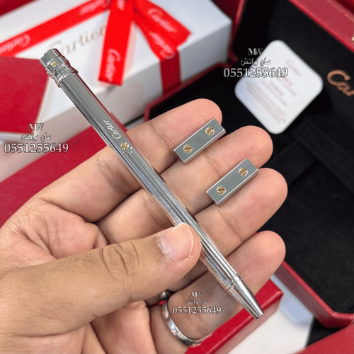 قلم كارتير و كبك سانتوس - Cartier