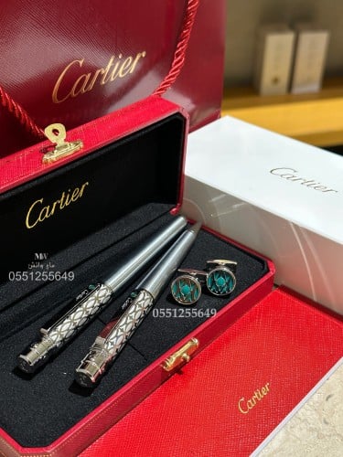 قلم كارتير و كبك سانتوس - Cartier