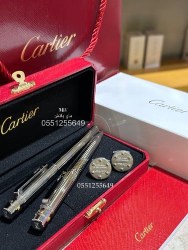 قلم كارتير و كبك سانتوس - Cartier