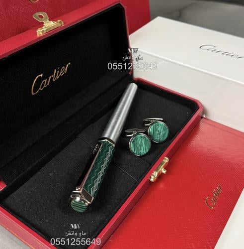 قلم كارتير و كبك سانتوس - Cartier