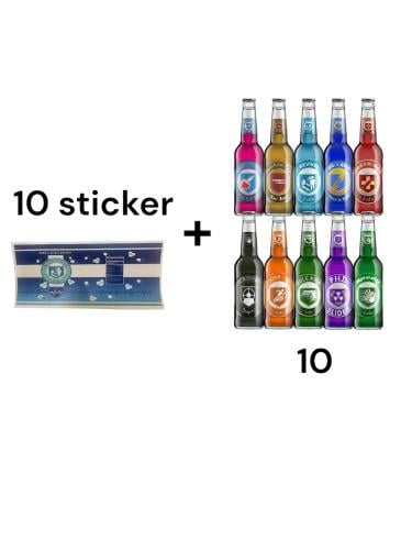 10 بيركات + 10 ملصقات