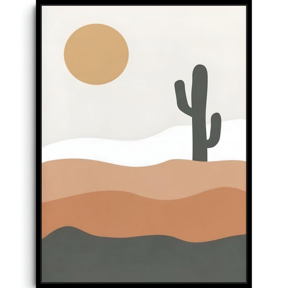 لوحة صحراء هادئة