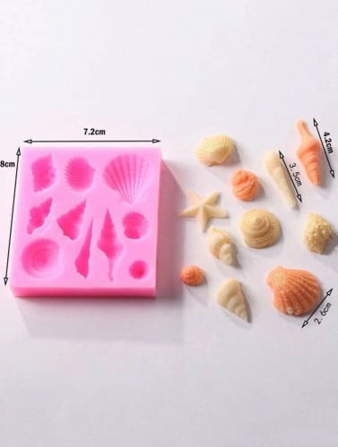 قالب سيليكون ( الأصداف)