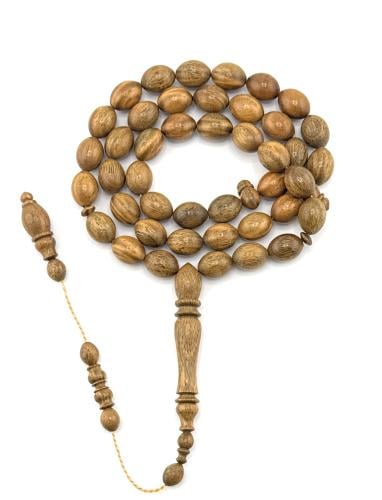 سبحة خشب البيلسان الطبيعي ذو رائحة خام نادر