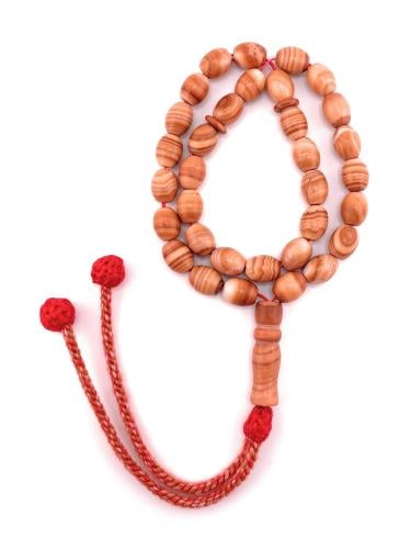 سبحة حجر الريد جاسبر (red jasper)