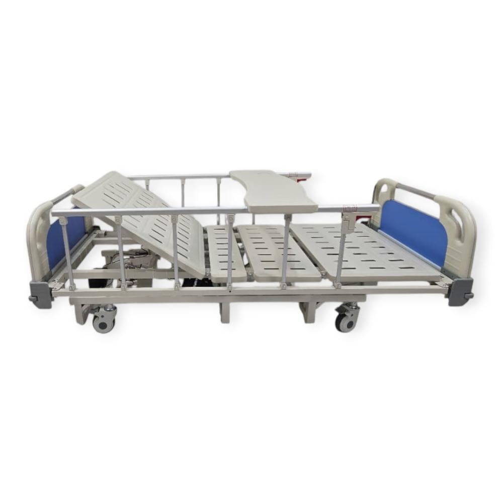 ZidMed 3-Function Wide Frame Electric Hospital Bed: Optimum Comfort & Safety with P.P. Boards and 5-Inch Double Castors
