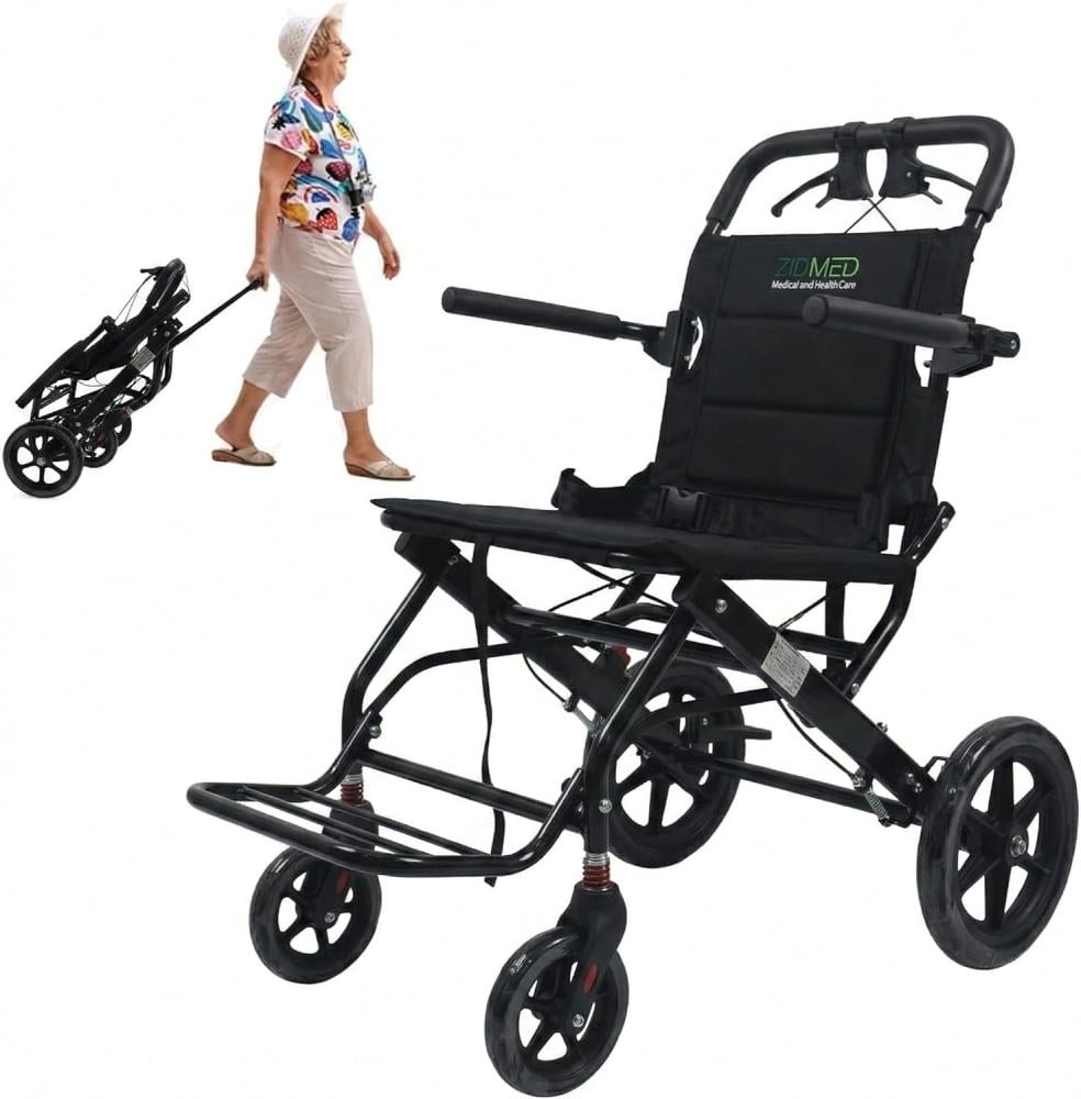 كرسي متحرك محمول  - طي بضغطة واحدة