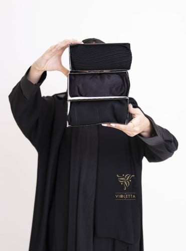 مجموعة طرح سوداء متنوعة z7042