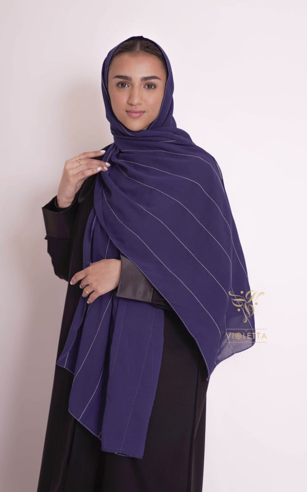 طرح مخططة  بألوان متعددة -Z7006