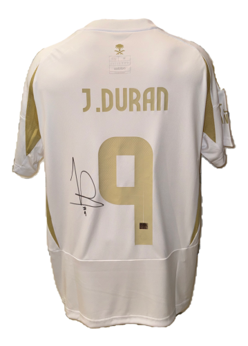 JHON DURAN HAND SIGNED ALNASSR JERSEY