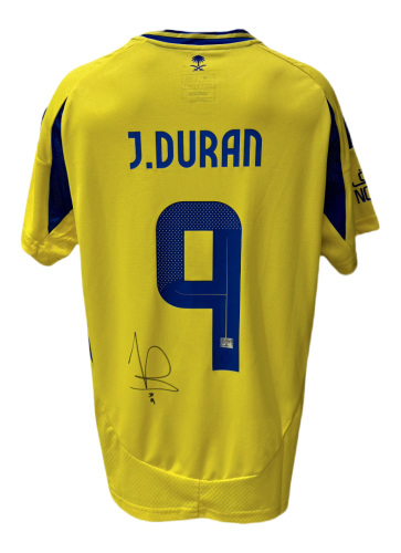 JHON DURAN HAND SIGNED ALNASSR JERSEY