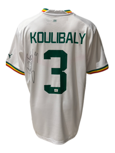 KALIDOU KOULIBALY HAND SIGNED SENEGAL JERSEY