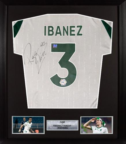 ROGER IBANEZ HAND SIGNED ALAHLI JERSEY