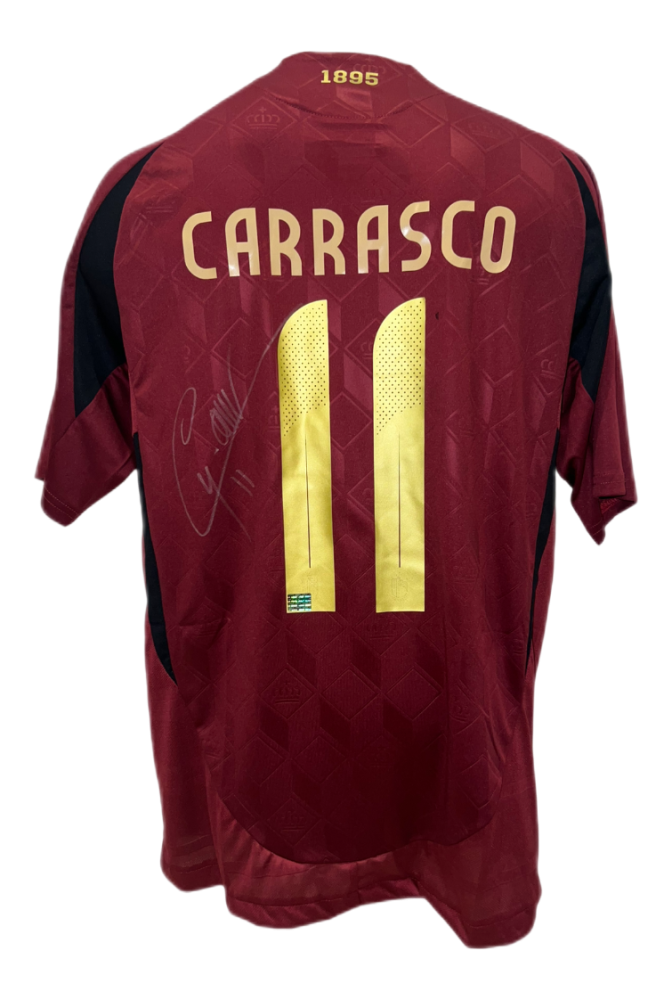 YANNICK CARRASCO HAND SIGNED BELGIUM JERSEY THEUNIQUECORNER