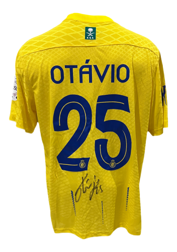 OTÁVIO MONTEIRO HAND SIGNED ALNASSR JERSEY
