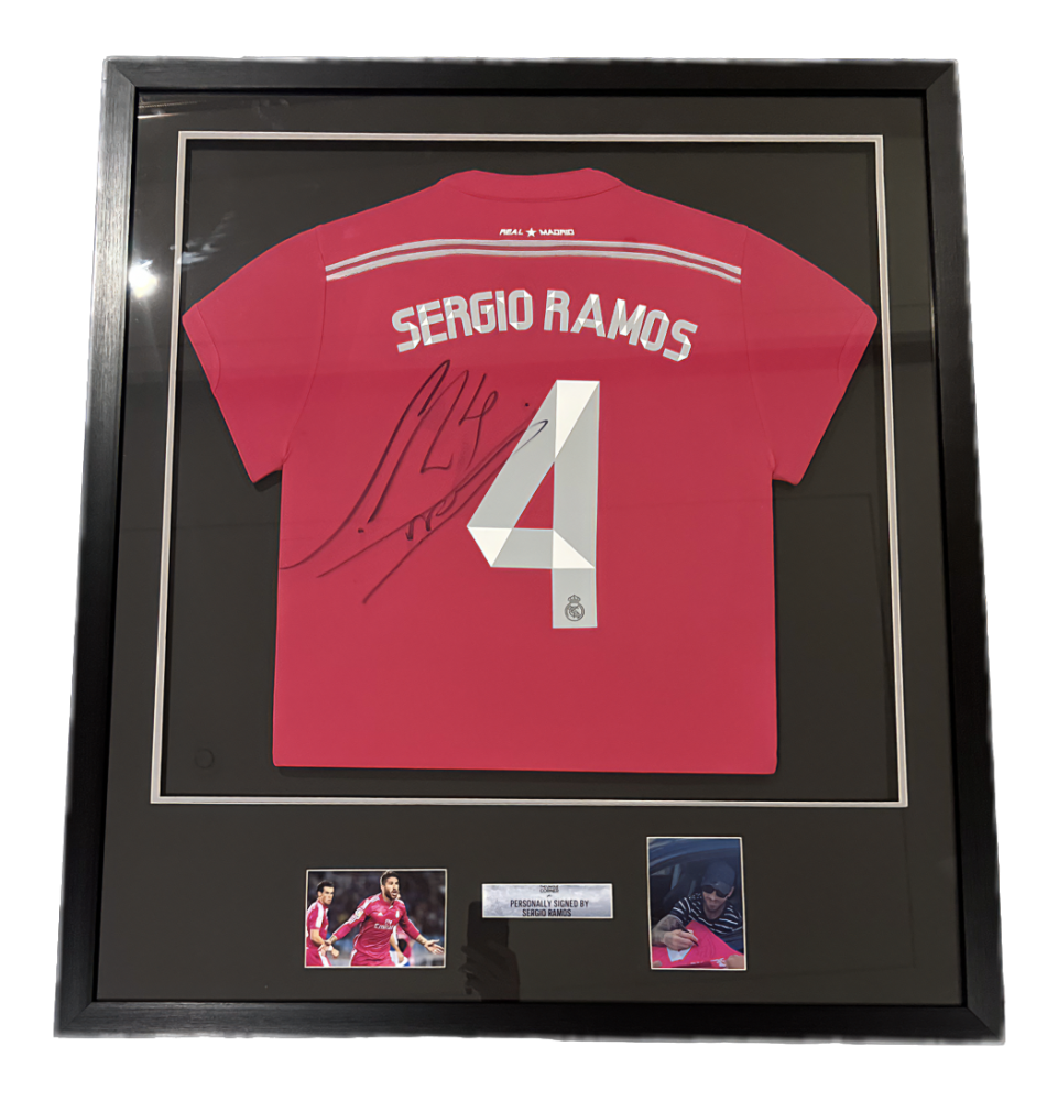 Sergio ramos signed jersey hotsell
