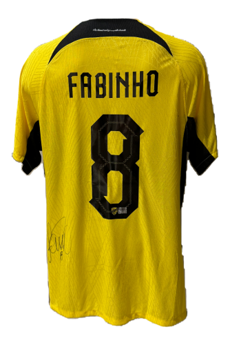 FABINHO HAND SIGNED ALITTIHAD JERSEY