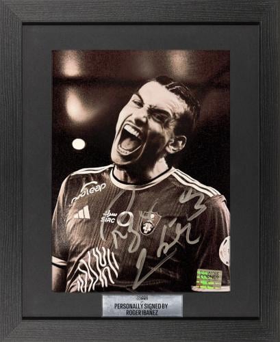 FRAMED IBAÑEZ HAND SIGNED PHOTOGRAPH