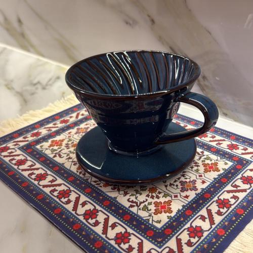 قمع سيراميك ازرق 01