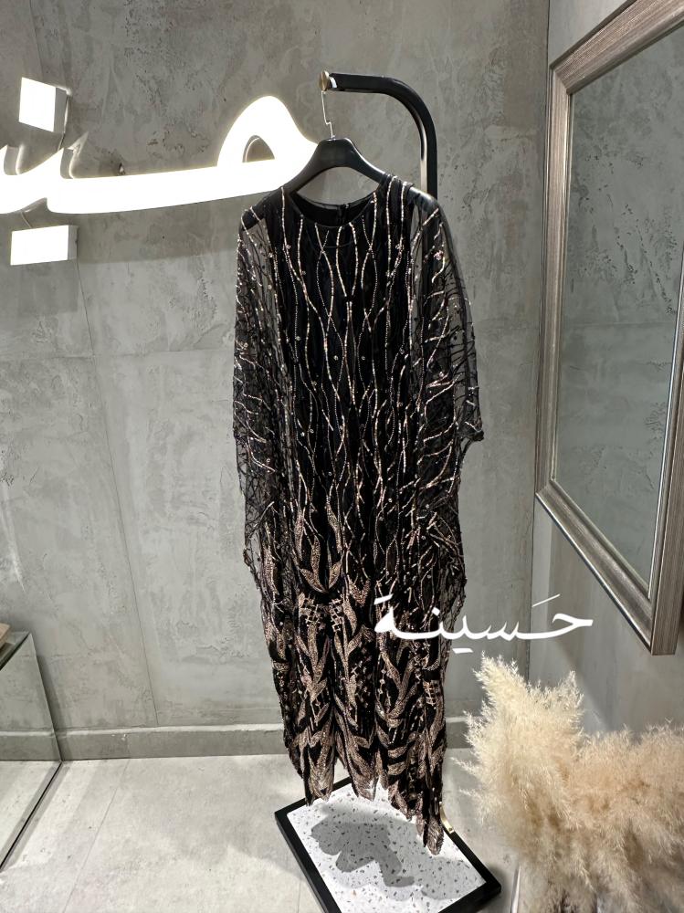 جلابيه سوده مطرزة