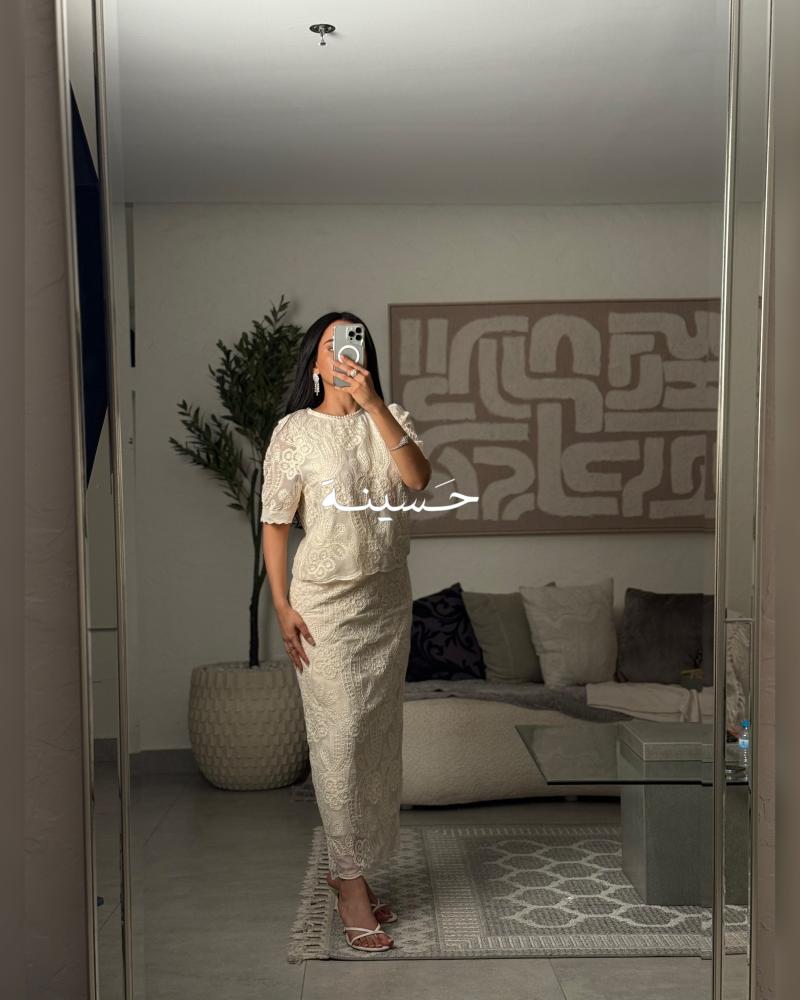 طقم دانتيل سكري