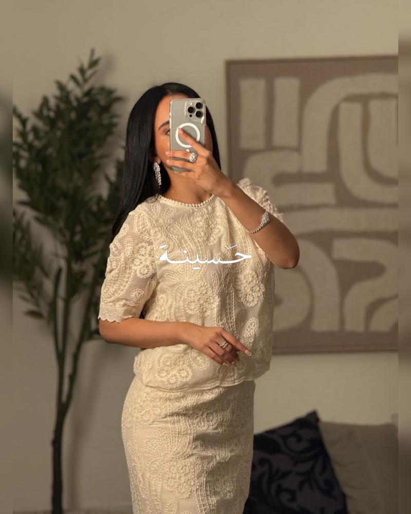 طقم دانتيل سكري