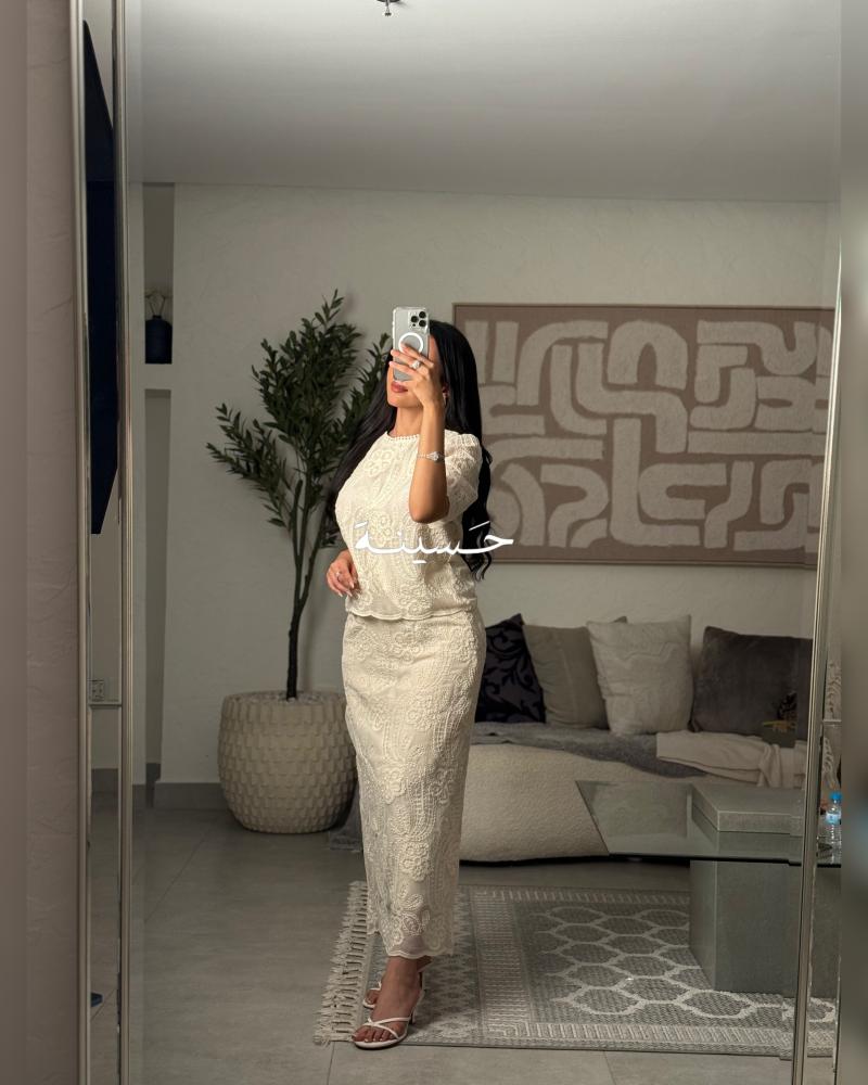 طقم دانتيل سكري