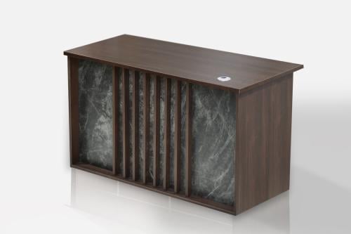 مكتب بني غامق مقاس 120 سم -RA-12
