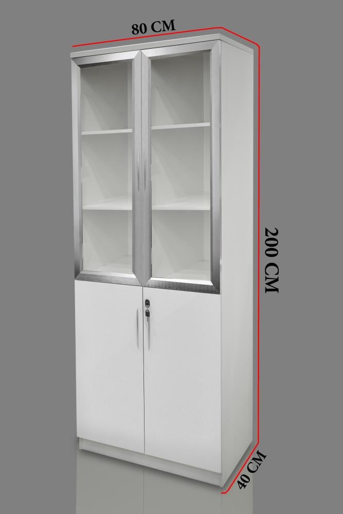 دولاب مكتبي -   لون ابيض  لون رقم 7 -  BF-03