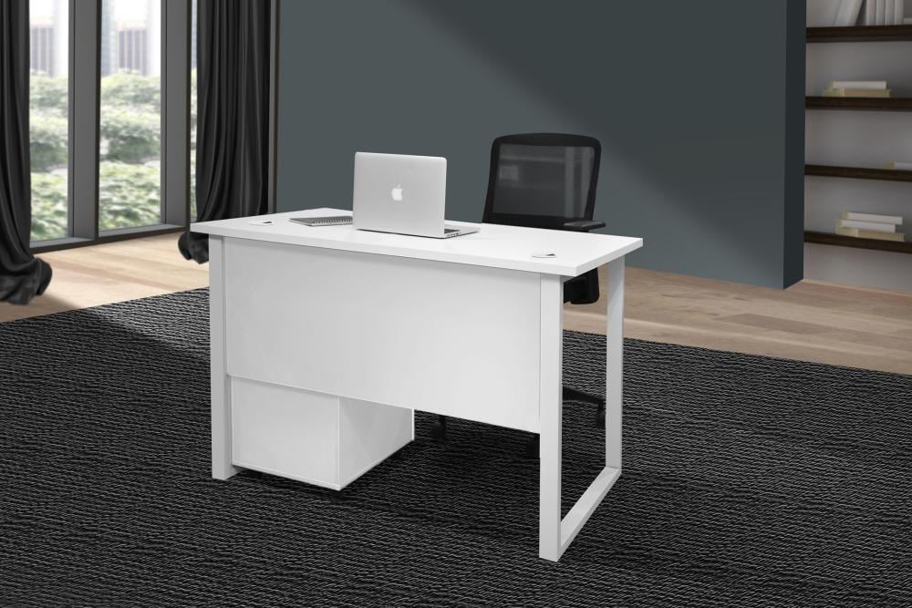 مكتب مقاس 1.40 سم - لون ابيض /BT-Y140-T