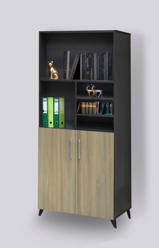 دولاب مكتبي - بني - KSA 2 DOOR