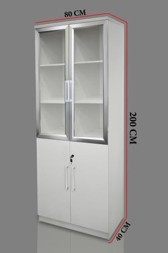 دولاب مكتبي - لون ابيض لون رقم 7 - BF-03