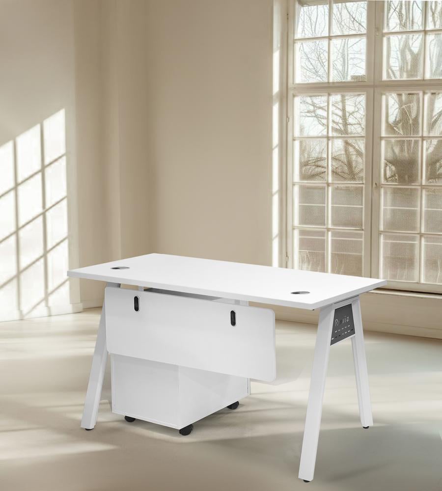 مكتب مقاس 1.40 سم - لون ابيض /D-C-24