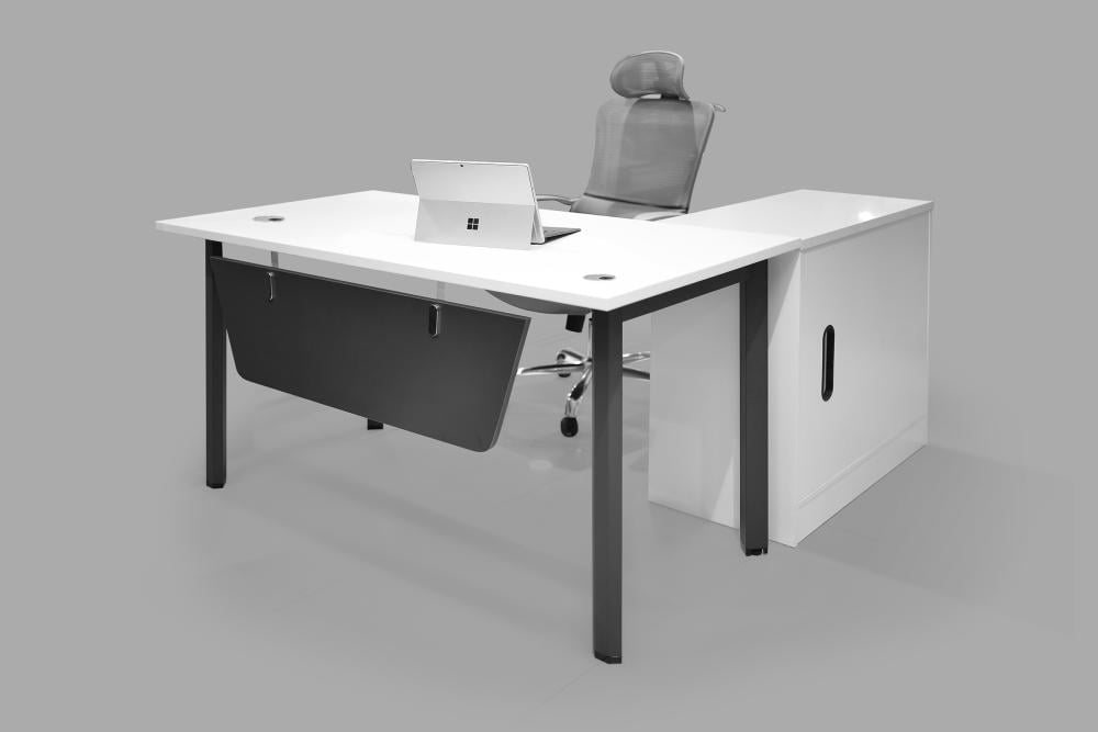 مكتب لون ابيض - مقاس -ZJ-68-140