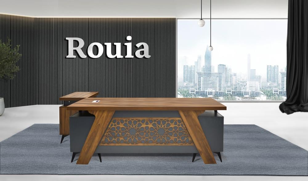 مكتب مقاس 2.00 سم - لون بني / BT-FC-2302