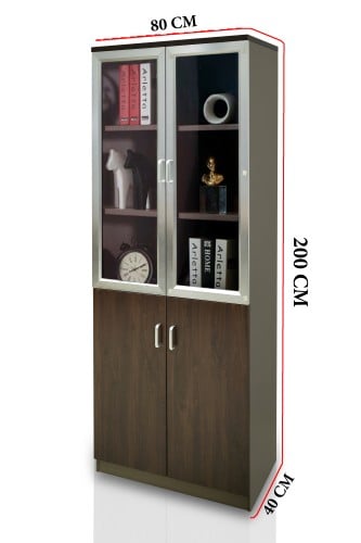 دولاب مكتبي - بني 1 - BF-03-2DOOR