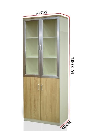 دولاب مكتبي - خشبي 3 - BF-03-2DOOR