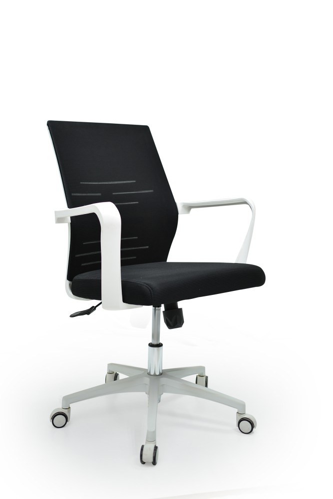 كرسي ابيض واسود مكتبي