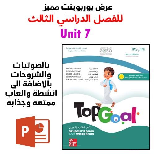 عرض بوربوينت مميز للفصل الدراسي الثالث Top Goal Un...