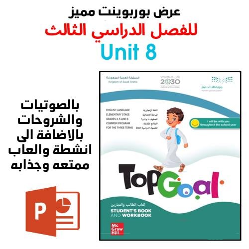 عرض بوربوينت Top Goal Unit 8 Weather