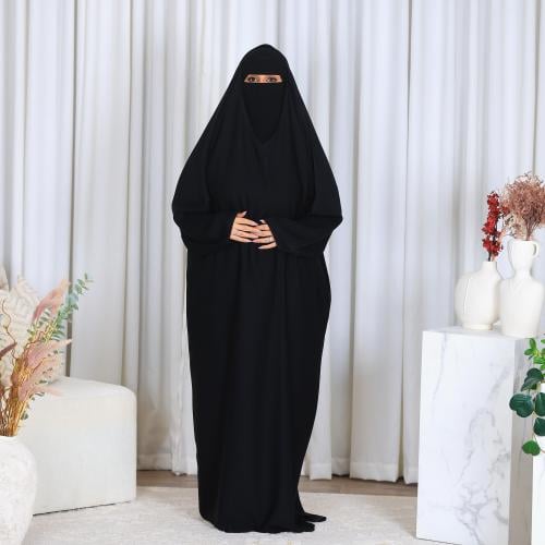 عبايه راس فراشه مسكر قماش جلاكسي